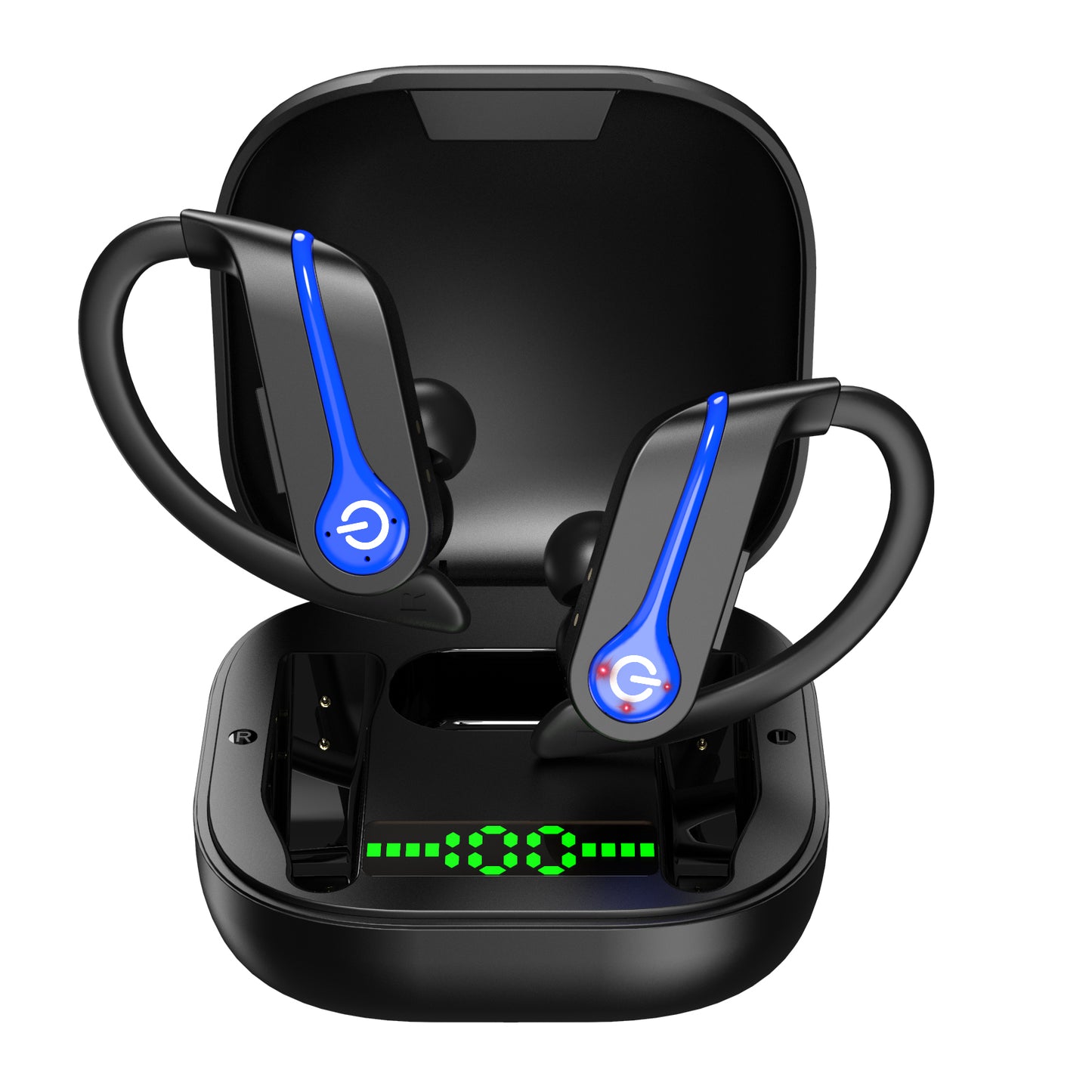 New Long Life Noise Cancelling Wireless Bluetooth Headset TWS In-Ear Q62 Sports Business Bluetooth Headset