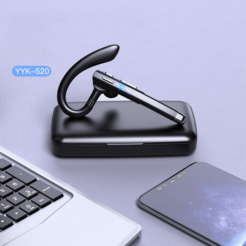 Wireless Bluetooth Headset Single Ear Business Hanging Ear Bluetooth Headset Noise Reduction Bluetooth Headset