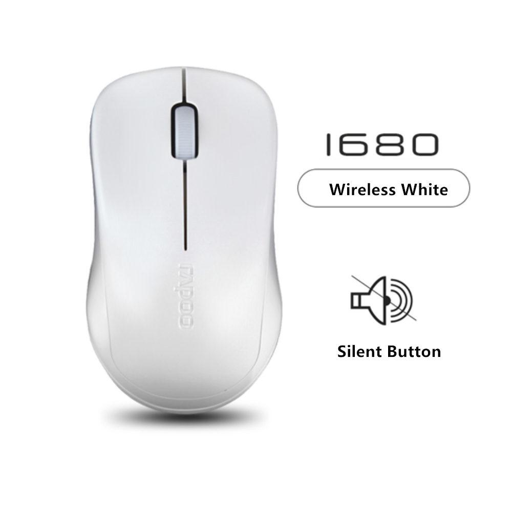 Rapoo Silent Wireless Optical Mouse Mute Button Click Mini Noiseless Game Mice 1000 DPI for Macbook PC Laptop Computer