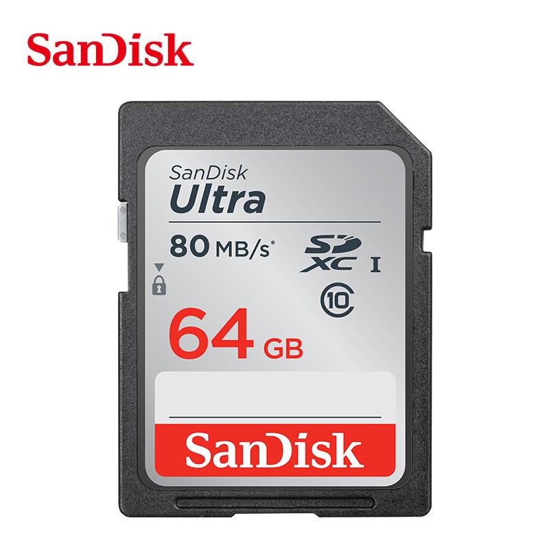 Sandisk Ultra 80MB/s SD card Class10 16gb 32gb 64gb 128GB Original TF/memory card flash stick for camera