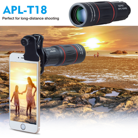 Mini Camera Mobile Phone Lens kit 12X Zoom Telephoto Lenses For iPhone and Android Smartphones Monopod Bluetooth Shutter Tripod