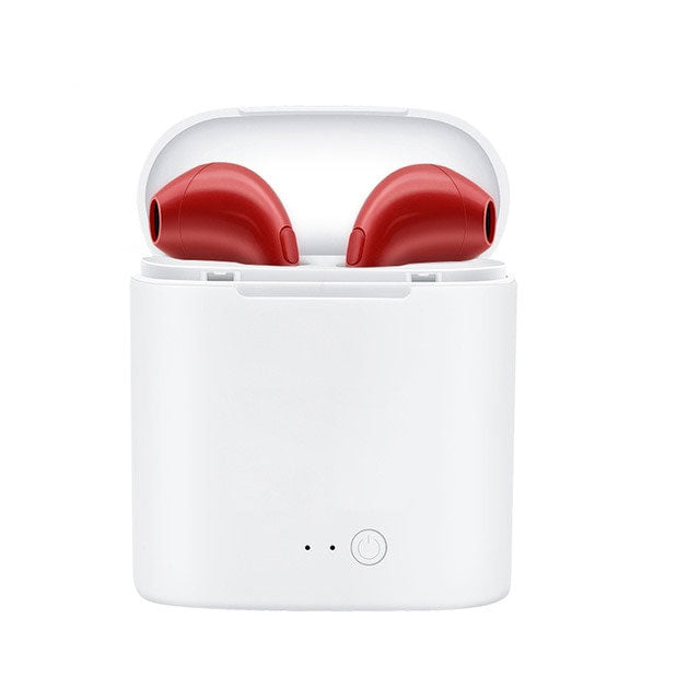 Wireless Bluetooth Earphone I7 TWS Earbuds Headphone Double Twins Stereo Music Headset For Apple ipad iPhone 6 i7 Xiaomi Huawei