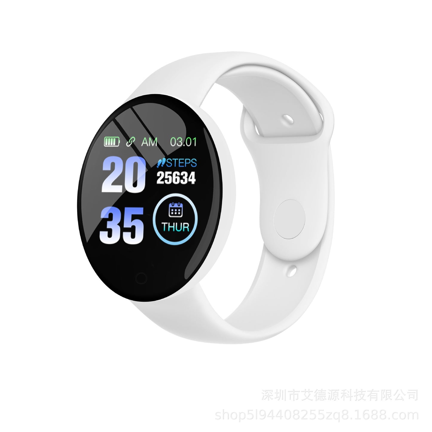 New D18S Macaron Heart Rate Exercise Step Meter Health Monitoring Eight Colors Custom Background Smart Bracelet