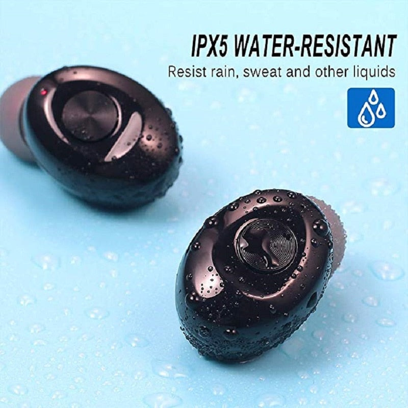 XG12  Wireless Headphones 5.0 True Bluetooth Earbuds IPX5 Waterproof Sports Earpiece 3D Stereo Sound Earphones with Charging Box