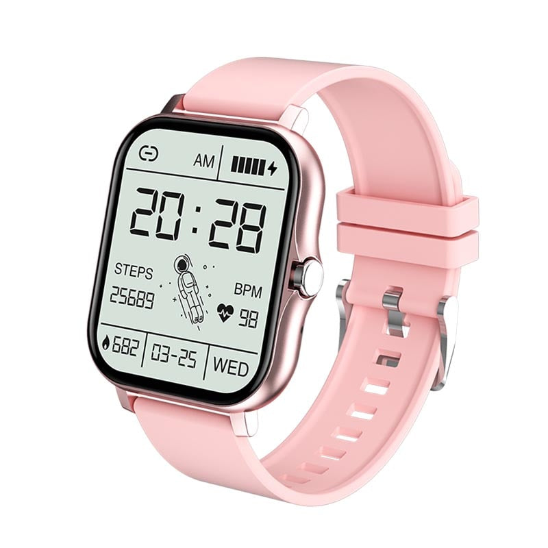 Women Smart watch Men 1.69" Color Screen Full touch Fitness Tracker Bluetooth Call Smart Clock Ladies Smart Watch Women