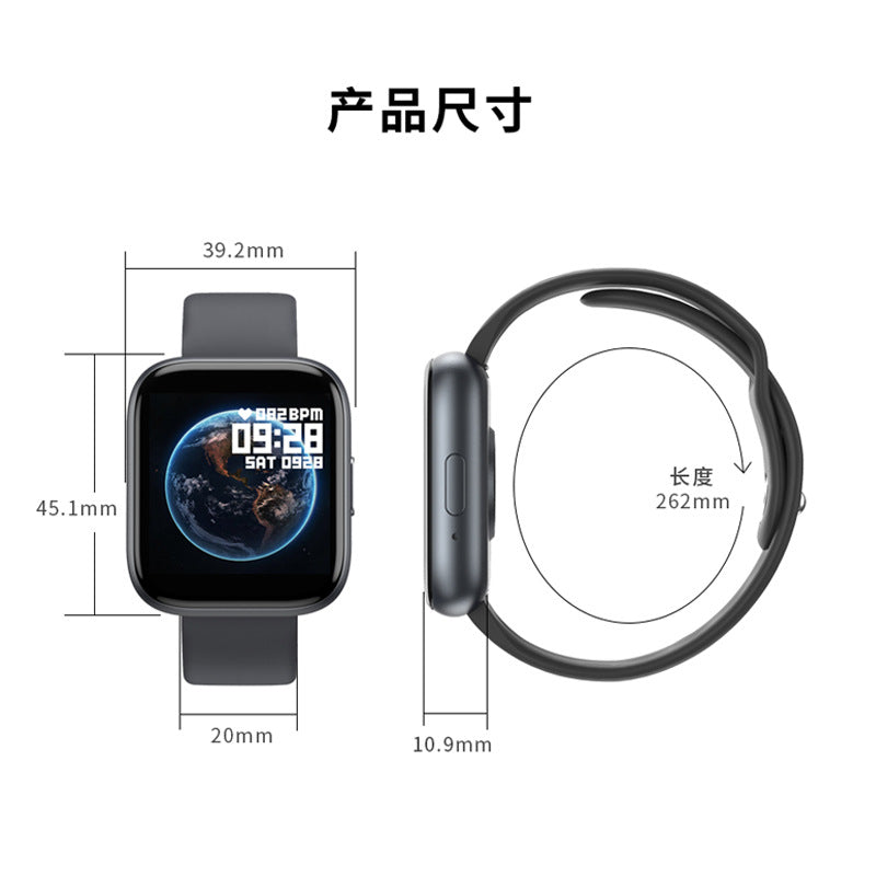 T99 Smart Bracelet Heart Rate Blood Pressure Blood Oxygen Bluetooth Phone Watch Music Bracelet Smart Watch