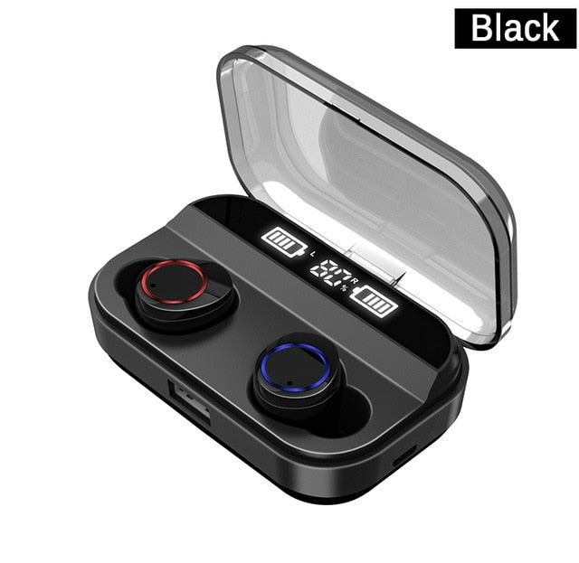 TWS Wireless Earphone Bluetooth 5.0 Earphones Power Display Touch Control Sport Stereo Cordless Earbuds Headset Charging Box