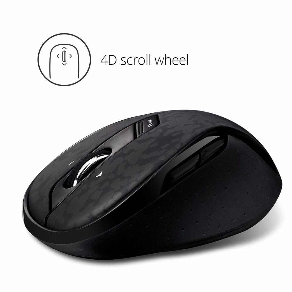 Rapoo  Classic 5G Wireless Optical Gaming Mouse with Adjust DPI 4D Scroll for Desktop Laptop PC Computer