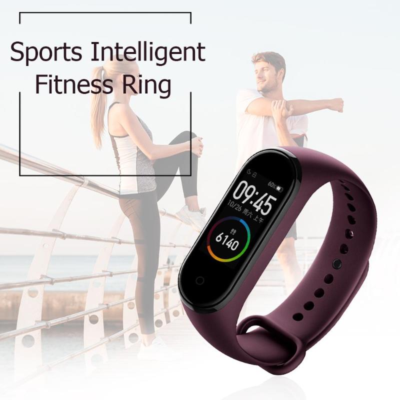 Sonina Version Xiaomi Mi Band 4 5ATM Heart Rate Smart Wristband (Wine Red)