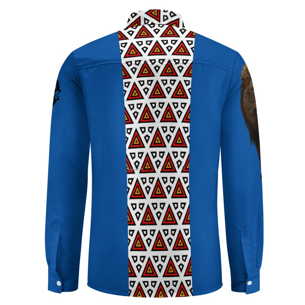 Casual (Blue Love) Long Sleeve Shirt