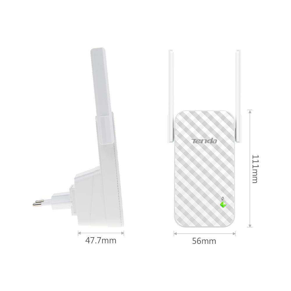 Tenda A9 300M Wireless WiFi Repeater, WiFi Signal Amplifier, Wireless Router WiFi Range Extender Expand Booster, EU/US Firmware