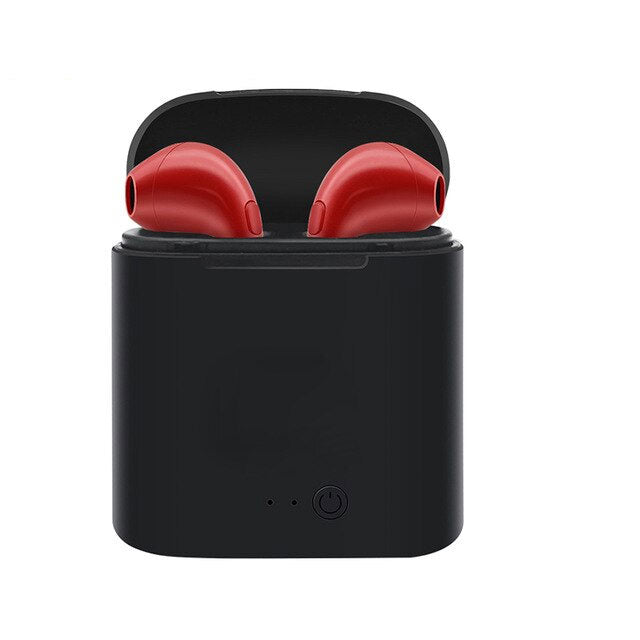 Wireless Bluetooth Earphone I7 TWS Earbuds Headphone Double Twins Stereo Music Headset For Apple ipad iPhone 6 i7 Xiaomi Huawei