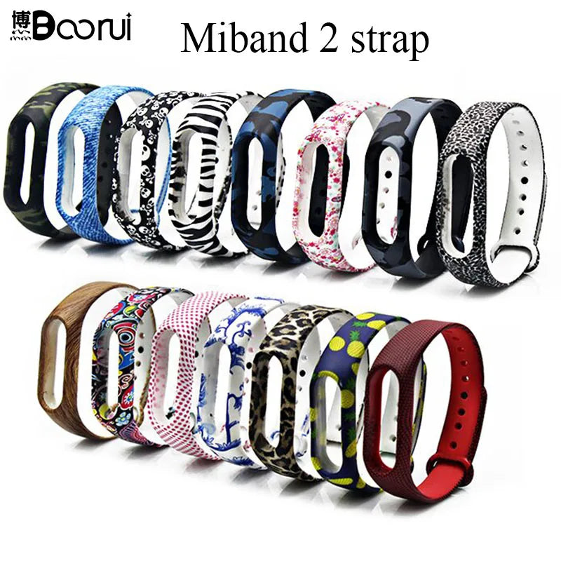 Mi Band  Bracelet Strap Miband Strap Colorful Replacement silicone wrist strap for xiaomi mi banda