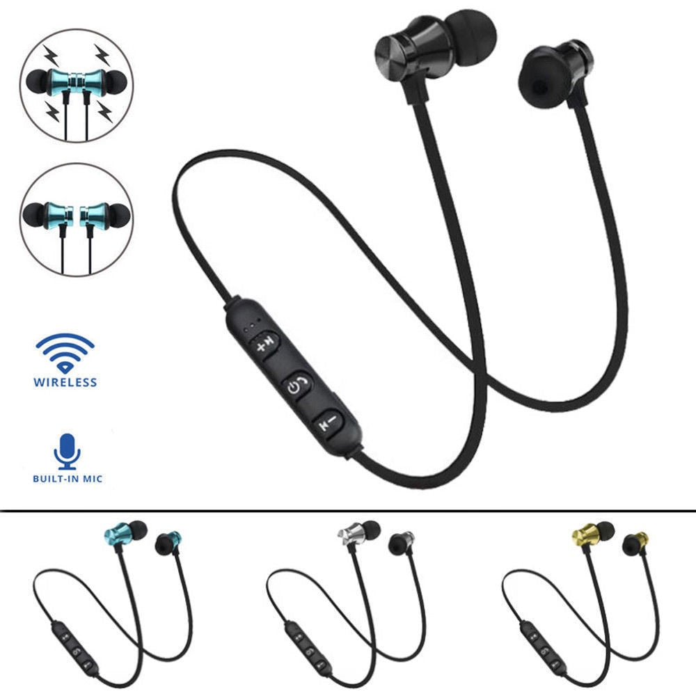 XT-11 Magnetic Bluetooth Earphone V4.2 Stereo Sports Waterproof Earbuds Wireless in-ear Headset