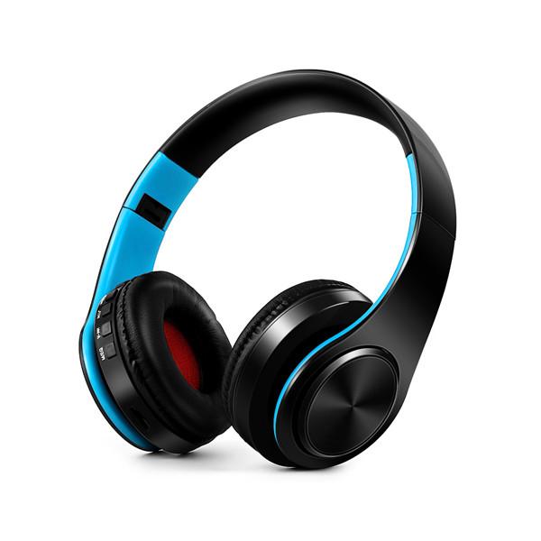 Wireless Bluetooth Headphones Foldable Stereo Headset Music Earphone with Microphone Support TF Card FM Radio AUX