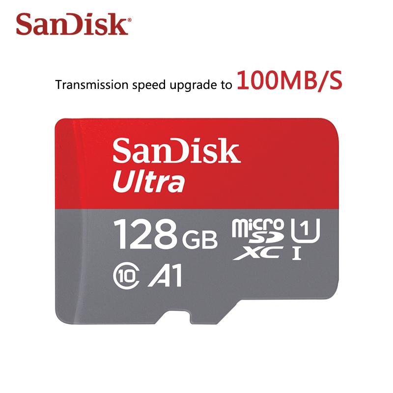 Sandisk Micro SD card  TF   memory stick  A1 64gb 128gb 100Mb/s   SDHC/SDXC 16gb 32gb  retail package