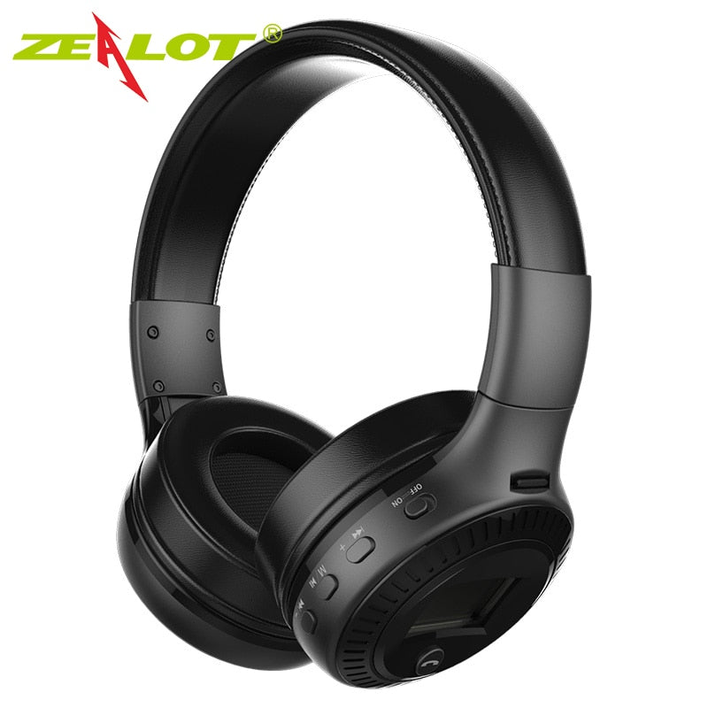 ZEALOT B19 Wireless Headphones with fm Radio Bluetooth Headset Stereo Earphone with Microphone