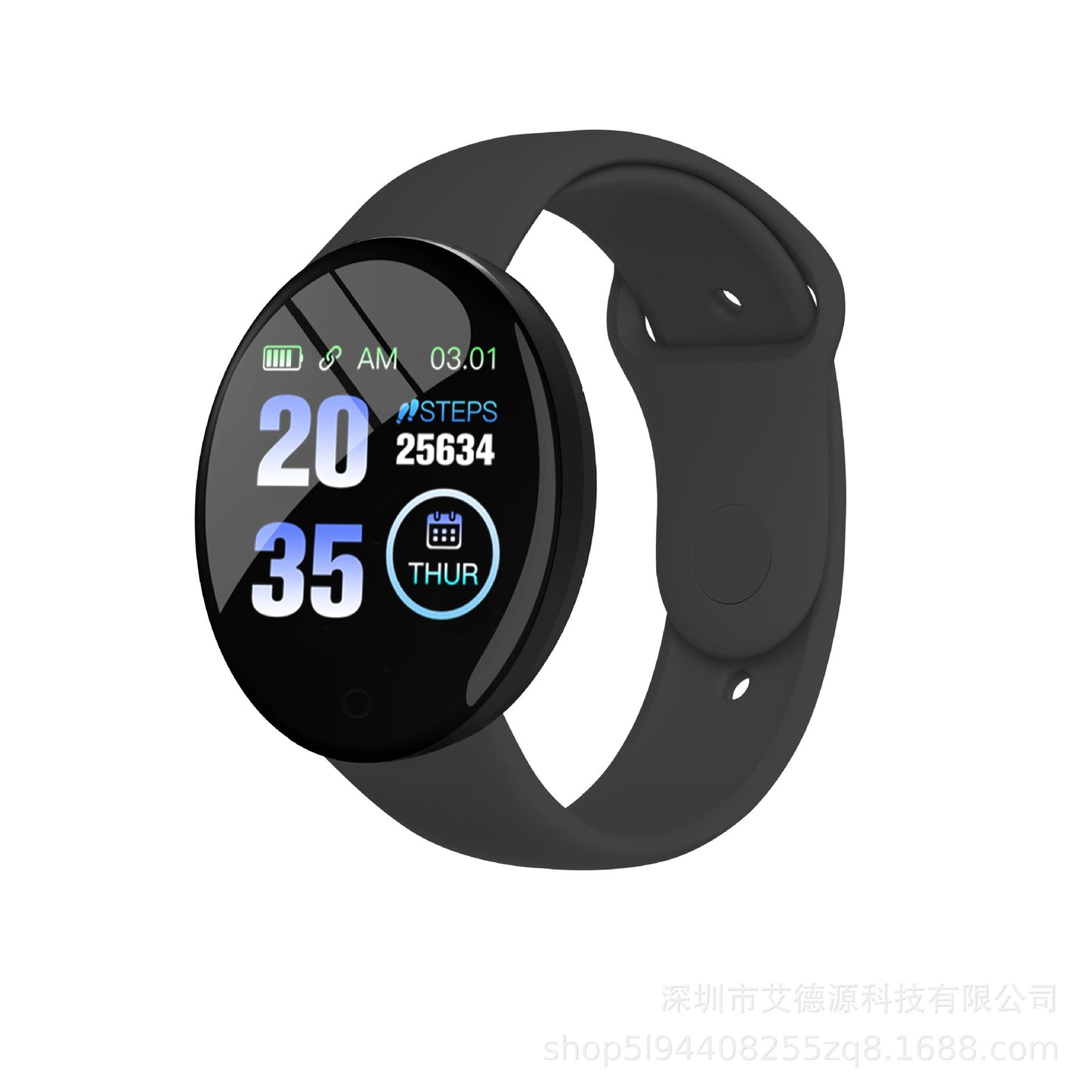 New D18S Macaron Heart Rate Exercise Step Meter Health Monitoring Eight Colors Custom Background Smart Bracelet